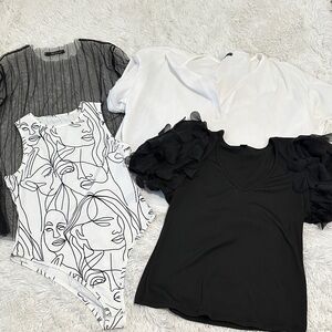 😊 Bundle of 4 Shein Tops Size L/XL